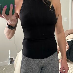 Lululemon Black Ribbed Women's Top